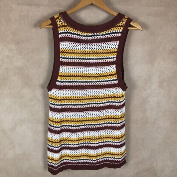 SANCTUARY Crochet Sweater Vest NWT Large - Picture 11 of 12